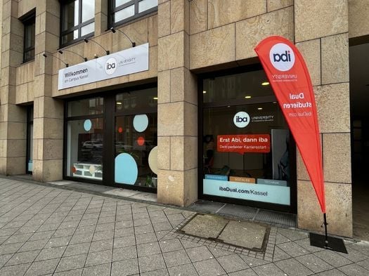 Eingang der iba in Kassel