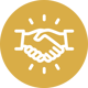 Hand in Hand mit der Praxis Icon
